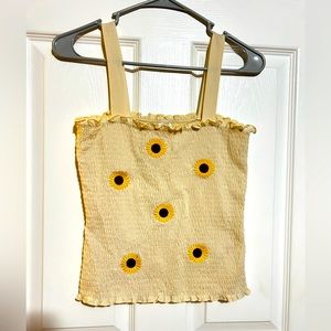 Sunflower tank top